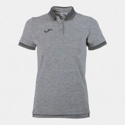 Koszulka polo do tenisa damska Joma Bali II. Szare koszulki damskie Joma, l, bez wzorów, bez kołnierzyka, bez ramiączek. W wyprzedaży za 152.40 zł.