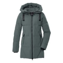 Parka damska z kapturem Killtec GW 30. Szare parki damskie Killtec, m, z dzianiny, z kapturem. Za 644.00 zł.