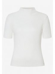 More & More Sweter w kolorze białym rozmiar: 44. Białe swetry klasyczne damskie More & More, bez kołnierzyka. Za 83.42 zł.