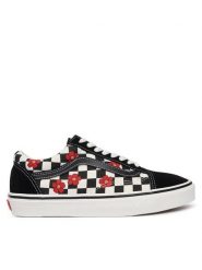 Vans Tenisówki Old Skool VN00113FBZW1 Czarny. Czarne trampki damskie Vans, bez wzorów, ze skóry, bez zapięcia. Za 399.99 zł.