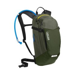 Plecak rowerowy z bukłakiem CamelBak M.U.L.E. 12 - dusty olive. Zielone plecaki Camelbak, bez wzorów. Za 471.99 zł.
