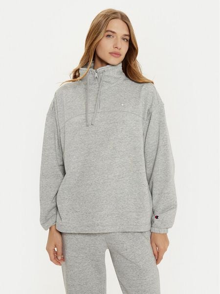 Champion Bluza 117540 Szary Loose Fit. Szare bluzy damskie Champion, m, bez wzorów, z bawełny, bez kaptura. Za 179.99 zł.