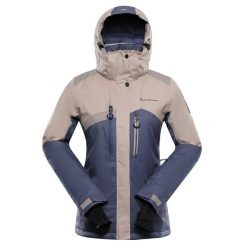 Damska kurtka narciarska Alpine Pro Deara 2. Brązowe kurtki damskie Alpine Pro, na zimę, bez wzorów, bez kaptura. W wyprzedaży za 589.00 zł.