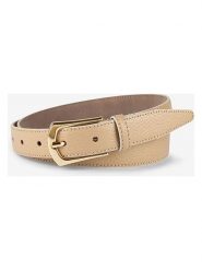 More & More Skórzany pasek w kolorze beżowym rozmiar: 100. Brązowe paski damskie More & More, bez wzorów, z materiału. Za 101.94 zł.