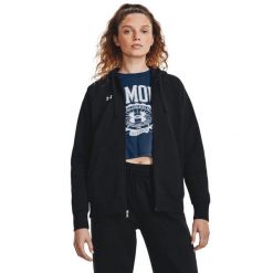 Bluza damska Under Armour Rival Fleece FZ Hoodie. Szare bluzy damskie Under Armour, bez wzorów, bez kaptura. Za 169.99 zł.