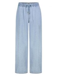 Sublevel Spodnie w kolorze błękitnym rozmiar: XL. Niebieskie spodnie materiałowe damskie Sublevel, bez wzorów, z bawełny. Za 126.99 zł.