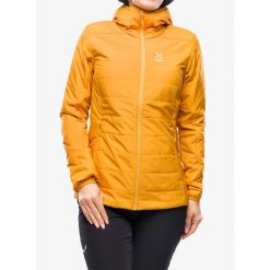 Kurtka ocieplana damska Haglofs Mimic Silver Hood. Żółte kurtki damskie Haglöfs, bez wzorów, bez kaptura. Za 540.50 zł.
