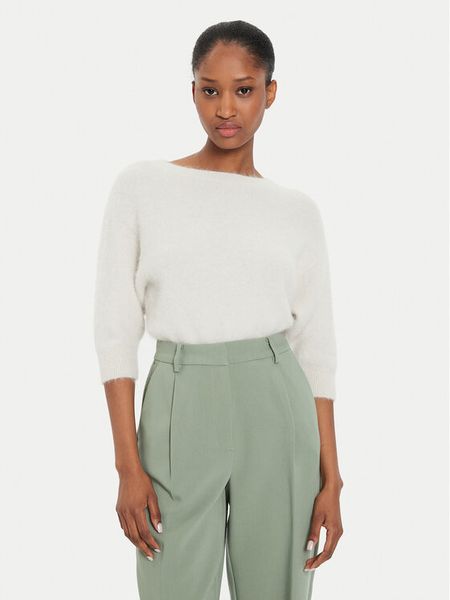 Kontatto Sweter AI2025 3M0230 Écru Regular Fit. Swetry klasyczne damskie Kontatto, m, z syntetyku, bez kołnierzyka. Za 239.99 zł.