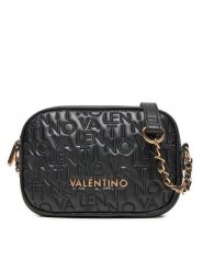 Valentino Torebka Dram VBS8D215 Czarny. Czarne listonoszki damskie Valentino, bez wzorów, ze skóry, bez dodatków. Za 309.99 zł.