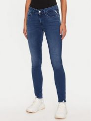 REPLAY Jeansy WH689 .000.817 743 Niebieski Skinny Fit. Niebieskie jeansy damskie Replay, bez wzorów, z bawełny. Za 319.99 zł.