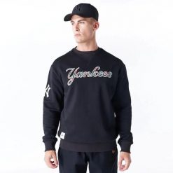 Bluza New York Yankees MLB Tartan Infill. Białe bluzy damskie New Era, xl, z aplikacjami, z bawełny, bez kaptura. Za 313.50 zł.