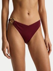 Guess Dół od bikini E6GO11 KF590 Bordowy. Czerwone bikini Guess, z aplikacjami, z syntetyku. Za 239.99 zł.
