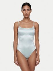 Calvin Klein Swimwear Strój kąpielowy LV00Q61120 Szary. Szare stroje jednoczęściowe Calvin Klein Swimwear, bez wzorów, z syntetyku. Za 529.99 zł.