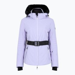 Kurtka narciarska damska EA7 Emporio Armani Ski Kitzbuhel Protectum7. Fioletowe kurtki damskie EA7 Emporio Armani, na zimę, m, bez wzorów, z materiału, bez kaptura. Za 1,949.00 zł.