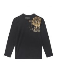 Guess Bluzka L6YI04 4K3709 Czarny Regular Fit. Czarne t-shirty i koszulki chłopięce Guess, z aplikacjami, z bawełny, bez kołnierzyka, bez ramiączek. Za 94.99 zł.