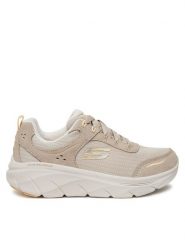 Skechers Sneakersy D'Lux Walker 2.0 150108/TPOR Beżowy. Brązowe obuwie sportowe damskie Skechers, z materiału, bez zapięcia. Za 309.99 zł.