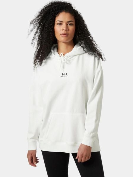 Bluza Damska Helly Hansen Yu. Białe bluzy damskie Helly Hansen, l, bez wzorów, z bawełny, z kapturem. Za 339.00 zł.