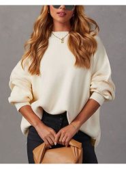 Milan Kiss Sweter w kolorze jasnożółtym rozmiar: M. Brązowe swetry klasyczne damskie Milan Kiss, m, bez kołnierzyka. Za 152.99 zł.