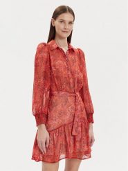 Morgan Sukienka letnia 241-ROLIX.F Pomarańczowy Regular Fit. Brązowe sukienki damskie Morgan, bez wzorów, z syntetyku, bez ramiączek. Za 259.99 zł.