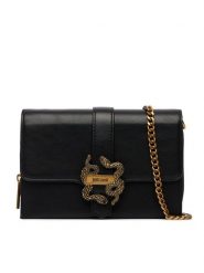 Just Cavalli Portfel 81RA5PA6 ZSA89 Czarny. Czarne portfele damskie Just Cavalli, bez wzorów, ze skóry. Za 689.99 zł.