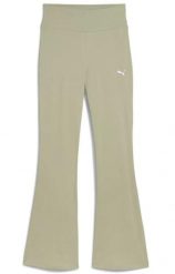 Damskie legginsy Puma Ess z wysokim stanem, rozkloszowane, zielone 2XL. Zielone legginsy damskie Puma, s, bez wzorów, z bawełny. Za 135.83 zł.