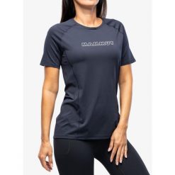Koszulka szybkoschnąca damska Mammut Selun FL Logo T-Shirt. Niebieskie koszulki sportowe damskie Mammut, xs, bez wzorów, bez ramiączek, trekkingowe. Za 239.99 zł.