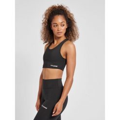 Damski biustonosz sportowy Hummel MT Grace. Czarne biustonosze sportowe damskie Hummel, bez wzorów. Za 204.00 zł.