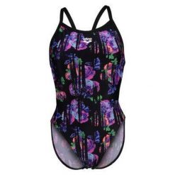 Damski kostium kąpielowy 1-częściowy Arena Xcro. Czerwone stroje jednoczęściowe Arena, bez wzorów. Za 301.00 zł.