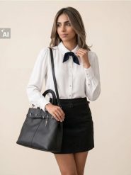 Wiskozowa koszula z wiązaniem - biały. Białe koszule damskie Sinsay, l, bez wzorów, z wiskozy, bez kołnierzyka, bez ramiączek. Za 39.99 zł.
