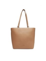JENNY Torebka MJT-C-002-04 Beżowy. Brązowe torebki klasyczne damskie Jenny, z materiału, bez dodatków. Za 139.99 zł.
