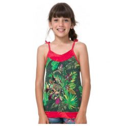 Desigual Podkoszulek Dziewczęcy Hakunamatata 128 Wielokolorowy. Różowe koszulki i t-shirty dziewczęce Desigual. W wyprzedaży za 125.00 zł.