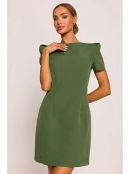 Made of emotion Sukienka w kolorze ciemnozielonym rozmiar: M. Zielone sukienki damskie Made Of Emotion, bez wzorów, bez ramiączek. Za 209.99 zł.
