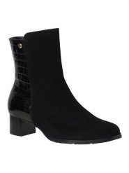 HASSIA Skórzane botki "Milano" w kolorze czarnym rozmiar: 40. Czarne botki damskie HASSIA, ze skóry, eleganckie, bez obcasa, bez zapięcia. Za 448.99 zł.