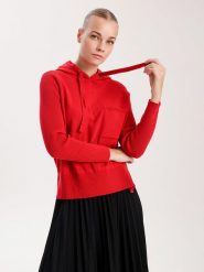 BGN Sweter w kolorze czerwonym rozmiar: 36. Czerwone swetry klasyczne damskie BGN, z wełny, bez kołnierzyka. Za 92.42 zł.