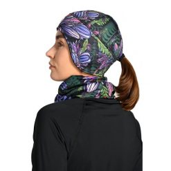 Czapka z otworem na kucyk Damska Nessi Sportswear. Niebieskie czapki damskie NESSI SPORTSWEAR, bez wzorów. Za 139.00 zł.