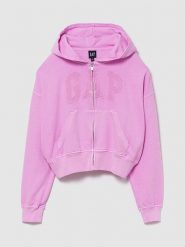 GAP Bluza w kolorze różowym rozmiar: S. Różowe bluzy damskie GAP, s, bez wzorów, bez kaptura. Za 177.74 zł.