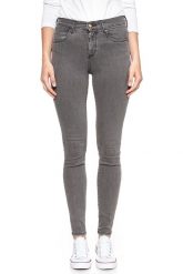 WRANGLER HIGH SKINNY CONCRETE PLAN W27HQG25P 112128112. Szare rurki damskie Wrangler, bez wzorów, z jeansu, z podwyższonym stanem. W wyprzedaży za 89.99 zł.