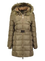 Canadian Peak Parka "Diamentereak" w kolorze beżowym rozmiar: S. Brązowe parki damskie Canadian Peak, s, z tkaniny, bez kaptura. Za 259.13 zł.