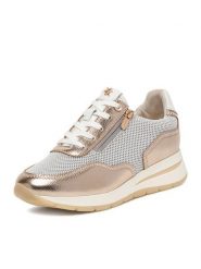 MEXX Sneakersy EO-25F589-2 Biały. Białe obuwie sportowe damskie Mexx, ze skóry, bez zapięcia. Za 349.99 zł.