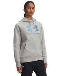 Under Armour Bluza polarowa w kolorze szarym rozmiar: L. Szare bluzy damskie Under Armour, l, bez wzorów, z polaru, bez kaptura. Za 148.26 zł.