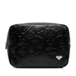 Kosmetyczka Roxy. Czarne kosmetyczki damskie Roxy, bez wzorów. Za 79.99 zł.