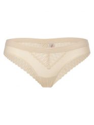 Triumph figi brazylijskie Kobiety Sztuczne włókno beżowy, 38. Brązowe figi Triumph, bez wzorów, z koronki. Za 119.95 zł.