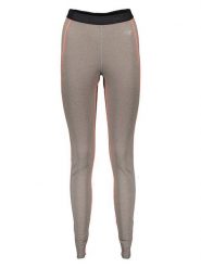 Mizuno Legginsy funkcyjne "Merino Wool" w kolorze szaro-koralowym rozmiar: XS. Szare legginsy sportowe damskie Mizuno, xs, bez wzorów, z wełny, outdoorowe. Za 74.81 zł.