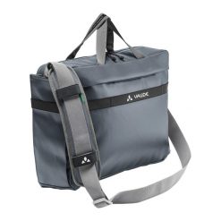 Torba na rower VAUDE Mineo. Szare torby na laptopa Vaude, bez wzorów, z materiału. Za 621.30 zł.