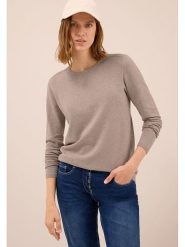 Cecil Sweter w kolorze jasnobrązowym rozmiar: S. Brązowe swetry klasyczne damskie Cecil, s, bez kołnierzyka. Za 126.75 zł.