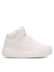 Sprandi Sneakersy BEAT MID WP40-22755C Biały. Białe obuwie sportowe damskie Sprandi, z materiału, bez zapięcia. Za 135.99 zł.