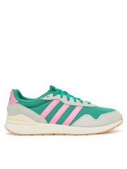 Adidas Sneakersy Run 60s 4.0 JR6631 Zielony. Zielone obuwie sportowe damskie Adidas, z materiału, bez zapięcia. Za 199.99 zł.