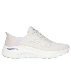 Sneakersy damskie Skechers Arch Fit 2.0-Easy Chic. Białe obuwie sportowe damskie Skechers, bez zapięcia, trekkingowe, Skechers Sport. Za 479.99 zł.