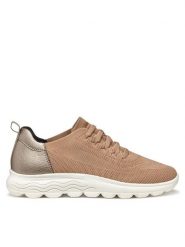 Geox Sneakersy D Spherica D55NUB 09T2N C5000 Brązowy. Brązowe obuwie sportowe damskie Geox, z materiału, bez zapięcia. Za 299.99 zł.