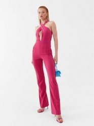 Patrizia Pepe Kombinezon 2T0036/A049-M447 Różowy Slim Fit. Czerwone sukienki damskie Patrizia Pepe, bez wzorów, z syntetyku, bez ramiączek. Za 989.99 zł.